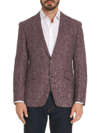 Shop Robert Graham Dietro Tailored Fit Sport Coat In Purple