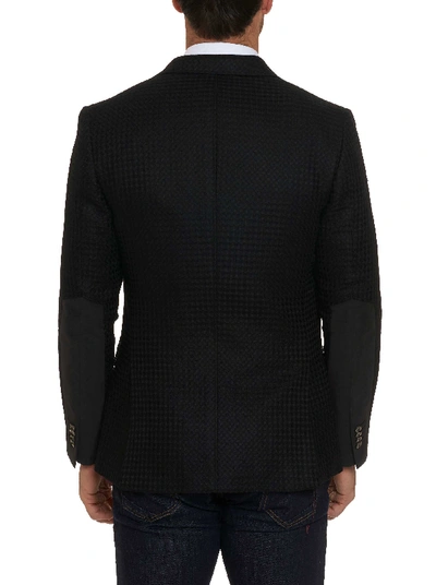 Shop Robert Graham Downhill Wool Sport Coat Long Fit In Black