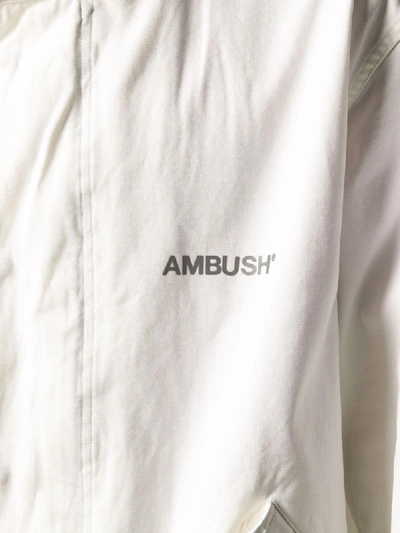 Shop Ambush Single-breasted Coat In White