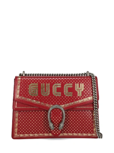 Pre-owned Gucci Dionysus In Gold, Red