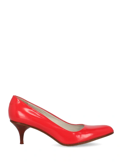 Pre-owned Acne Studios Women's Pumps -  - In Red Leather