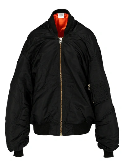 Vetements bomber cheap black