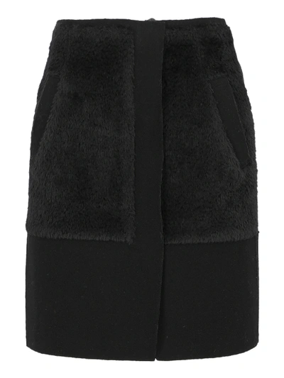 Pre-owned Balenciaga Midi Skirt In Black