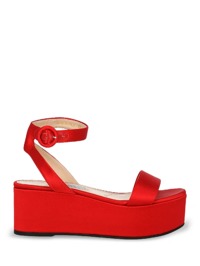 Shop Prada Shoe In Red