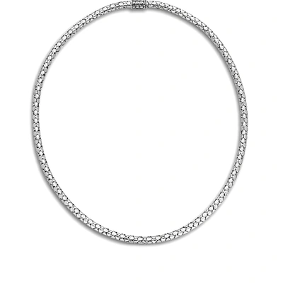 John Hardy Dot Slim Chain Necklace With Pusher Clasp, 18" In Silver-tone