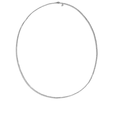Shop John Hardy Box Chain 2.7mm Necklace In Sterling Silver