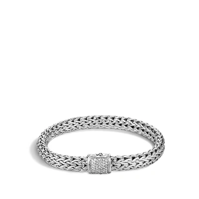 John Hardy Icon Bracelet, 7.5mm In White Diamond