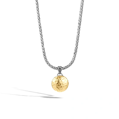 John Hardy Palu Reversible Pendant 18-20 Necklace In Sterling Silver & Gold