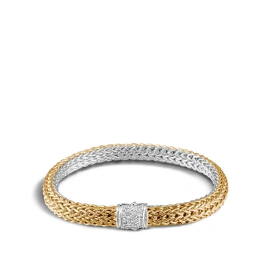 Shop John Hardy Icon Bracelet, 6.5mm In White Diamond