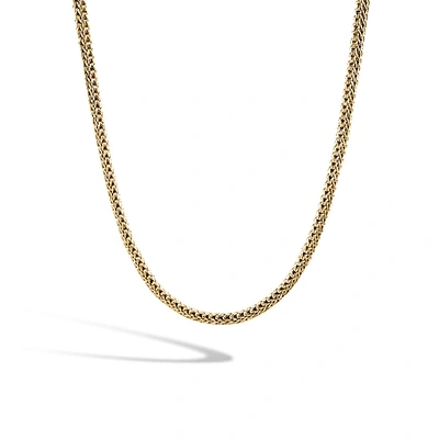 John Hardy Classic Chain Reversible Chain Link Necklace In Sterling Silver/yellow Gold