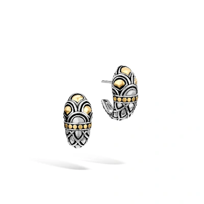 Shop John Hardy Legends Naga Buddha Belly Earring In Sterling Silver/yellow Gold