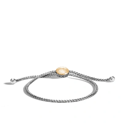 Shop John Hardy Classic Chain Palu Pull Through Bracelet In Silver And Gold