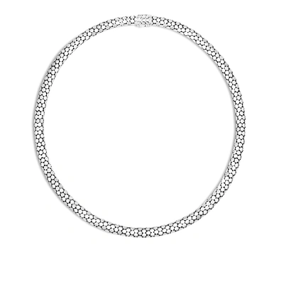 Shop John Hardy Dot 6.5mm Necklace In Sterling Silver