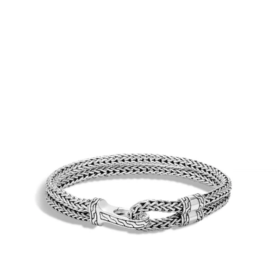 Shop John Hardy Classic Chain Hook Clasp Bracelet In Silver