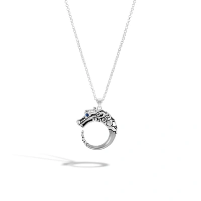 Shop John Hardy Naga Necklace In Sterling Silver