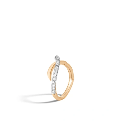 Shop John Hardy Bamboo Ring In White Diamond