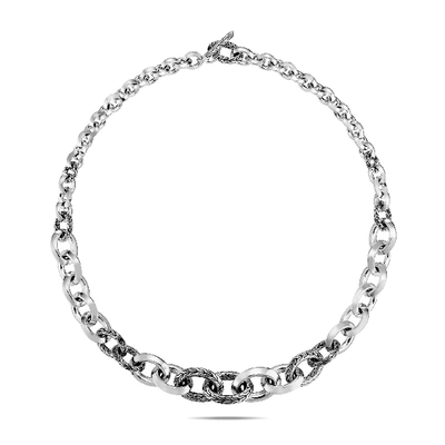John Hardy Classic Chain Knife Edge Link Necklace In Sterling Silver