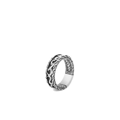John Hardy 'classic Chain' Silver Band Ring In Silver