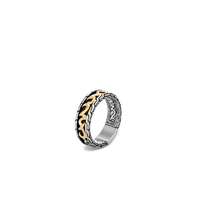 Shop John Hardy Classic Chain Keris Dagger Band Ring In Sterling Silver & Gold