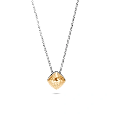 Shop John Hardy Palu Pendant Necklace In Silver And Gold