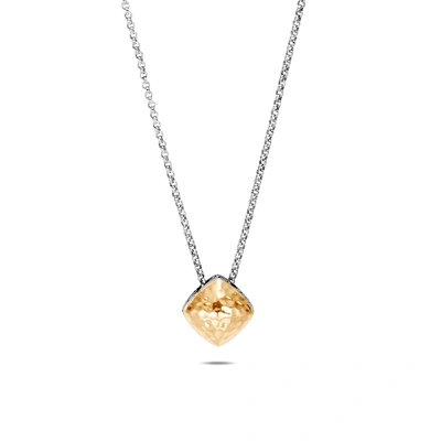 John Hardy Women's Classic Chain Sterling Silver & 18k Yellow Gold Sugarloaf Pendant Necklace In Silver And Gold