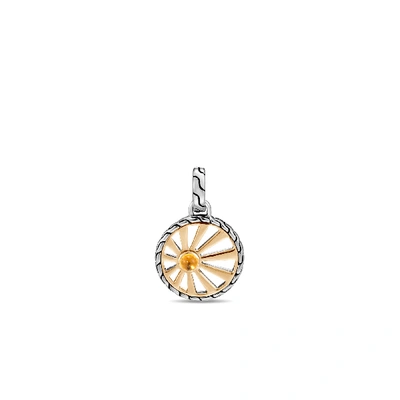 Shop John Hardy Sunburst Amulet Hzs904411ci Necklace In Citrine