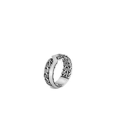 John Hardy 'asli Classic Chain' Sterling Silver Link Ring In Silver