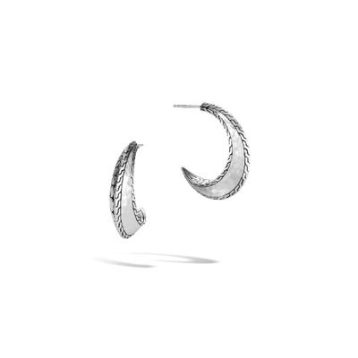 John Hardy Dot Palu J Hoop Earring In Multicolor