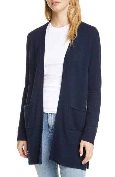 Shop Atm Anthony Thomas Melillo Cashmere Open Cardigan In Midnight