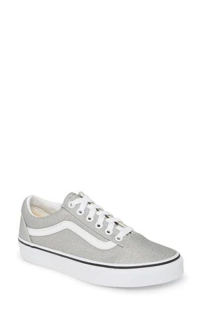 Shop Vans Old Skool Sneaker In Silver/ True White