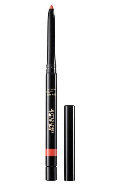 Shop Guerlain Lasting Color High Precision Lip Liner In Orange Hibiscus 46