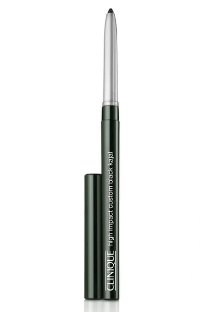 Shop Clinique High Impact Custom Black Kajal Eyeliner Pencil In Green