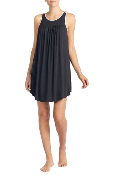 Shop Kate Spade Jersey Chemise In Black