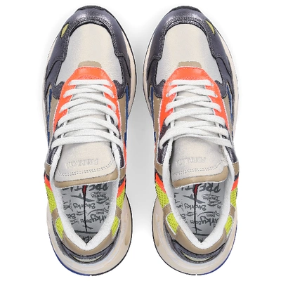 Shop Premiata Low-top Sneakers Sharkyd In Grey