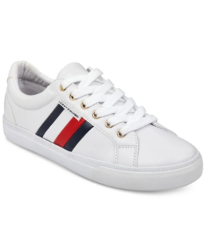Shop Tommy Hilfiger Women's Lightz Lace Up Fashion Sneakers In White