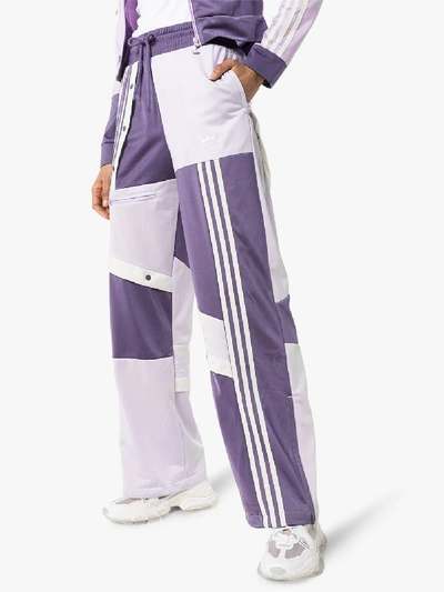 Adidas Originals Adidas By Danielle Cathari Adibreak Patchwork Track Pants  In Purple | ModeSens