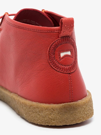Shop Camper X Pop Trading Company Sella Naza Red Desert Boots