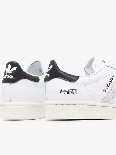 Shop Adidas Originals Superstar Leather Sneakers In White