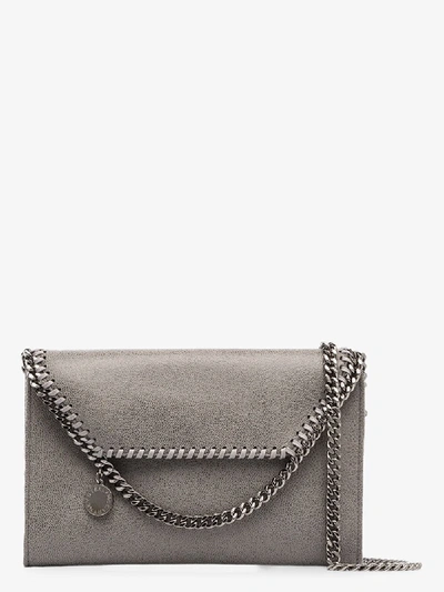 Shop Stella Mccartney Grey Falabella Shoulder Bag