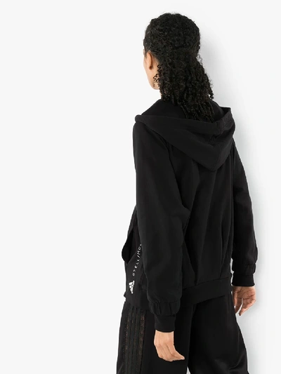 Shop Adidas Originals Essentials Zip-up Hoodie In Black