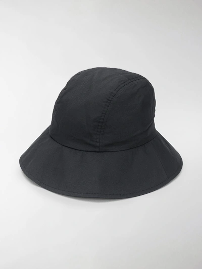 Shop Y-3 Strap Detail Bucket Hat In Black
