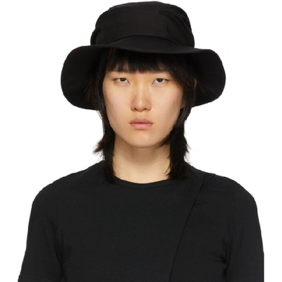 Shop Y's Ys Black Gathered Hat In 2 Black