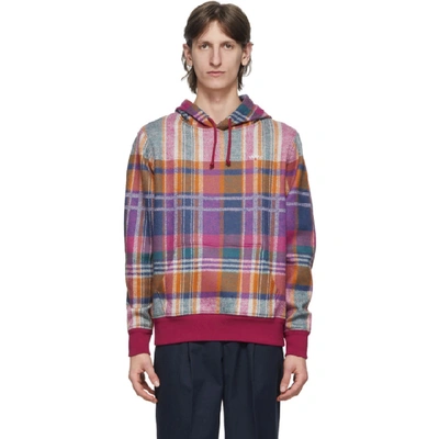 Noah wool cheap check hoodie