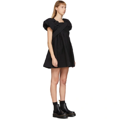 Shop Shushu-tong Black Belt Dress In Ba100 Black