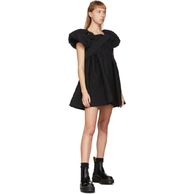 Shop Shushu-tong Black Belt Dress In Ba100 Black