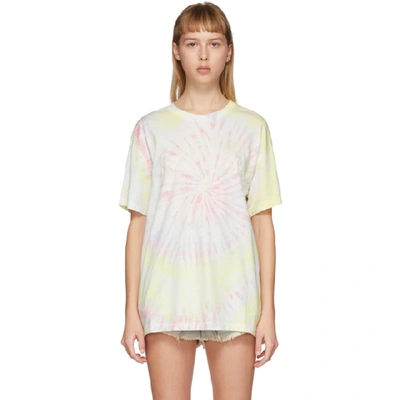 Shop Amiri Multicolor Tie-dye Hippie T-shirt In Pastel Tie