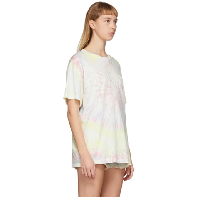 Shop Amiri Multicolor Tie-dye Hippie T-shirt In Pastel Tie