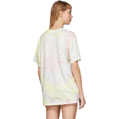 Shop Amiri Multicolor Tie-dye Hippie T-shirt In Pastel Tie