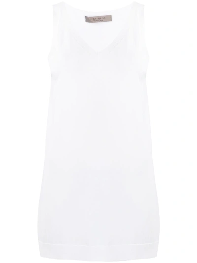 Shop D-exterior V-neck Knitted Vest In White