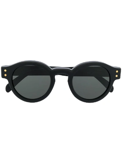 Shop Retrosuperfuture Eddi Sunglasses In Black